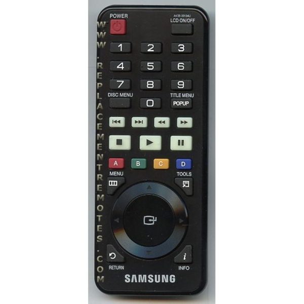 Samsung AK59-00104U TV/DVD Remote Control – AK5900104U