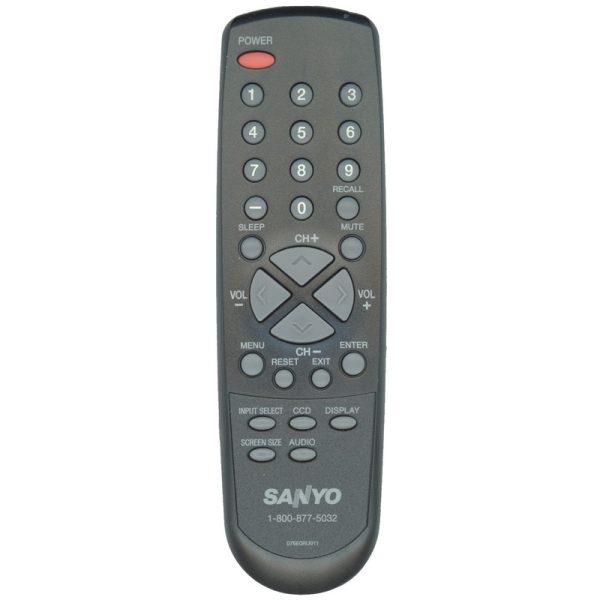 Sanyo 076E0RU011 TV Remote Control