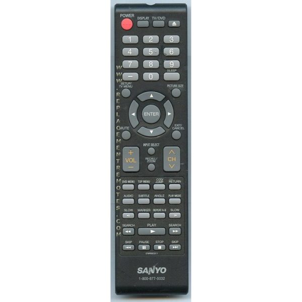 Sanyo 076R0SC011 TV/DVD Remote Control