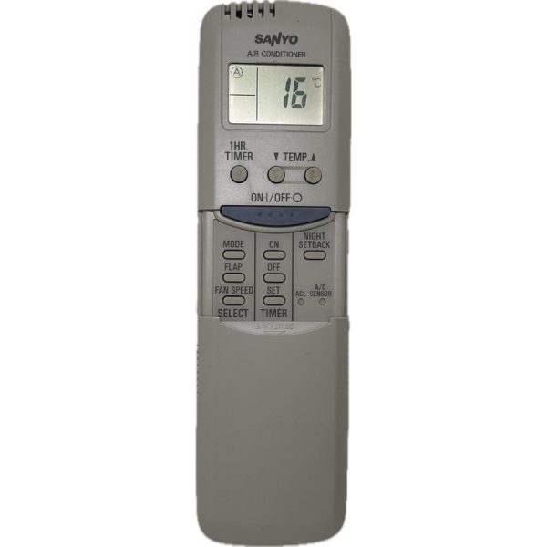 Sanyo Air Conditioner Original Remote Control – RCS-7HS3E Genuine