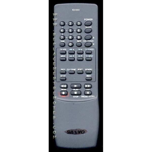 Sanyo B22300 VCR Remote Control