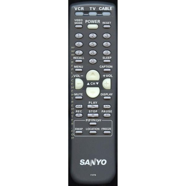 Sanyo FXPB TV Remote Control