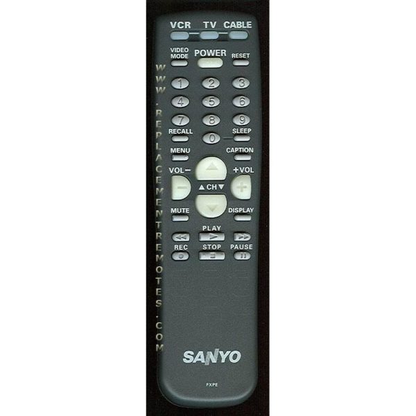 Sanyo FXPE TV Remote Control