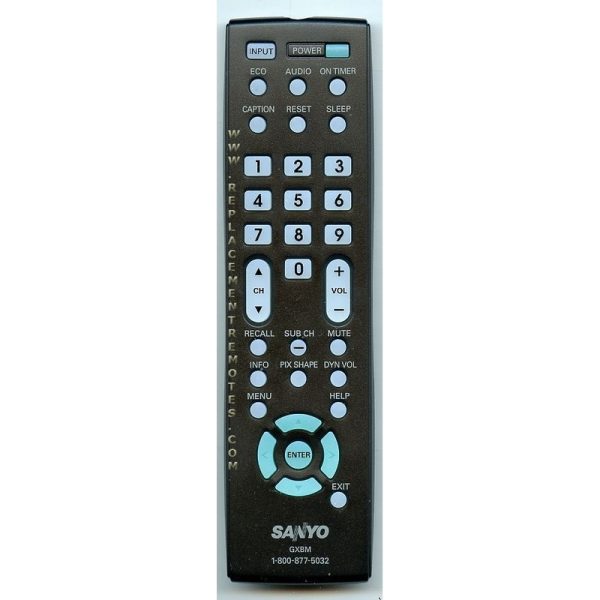 Sanyo GXBM TV Remote Control