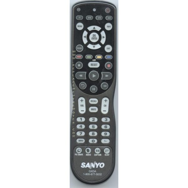 Sanyo GXDA TV Remote Control