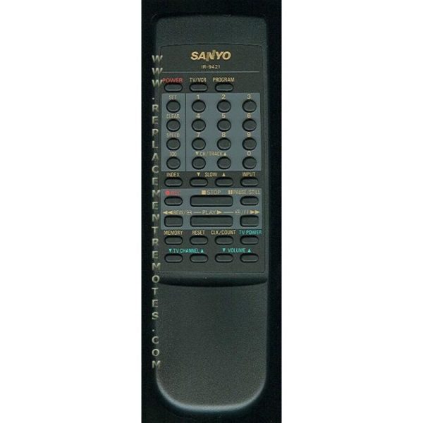 Sanyo IR9421 VCR Remote Control