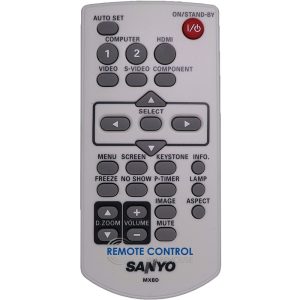 Sanyo Projector Original Remote Control MXBD – PLC-WL2500CA PLC-WL2503CA PLC-WL2501CA