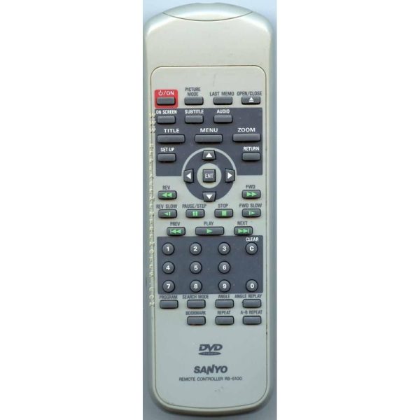 Sanyo RB5100 DVD Remote Control