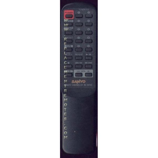 Sanyo RBD12VD Audio Remote Control
