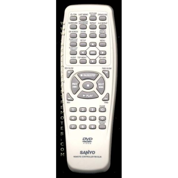 Sanyo RBSL25 DVD Remote Control