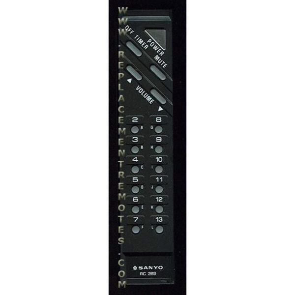 Sanyo RC289 TV Remote Control