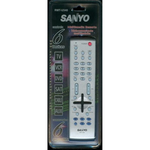 Sanyo RMTU340 Advanced Universal Remote Control