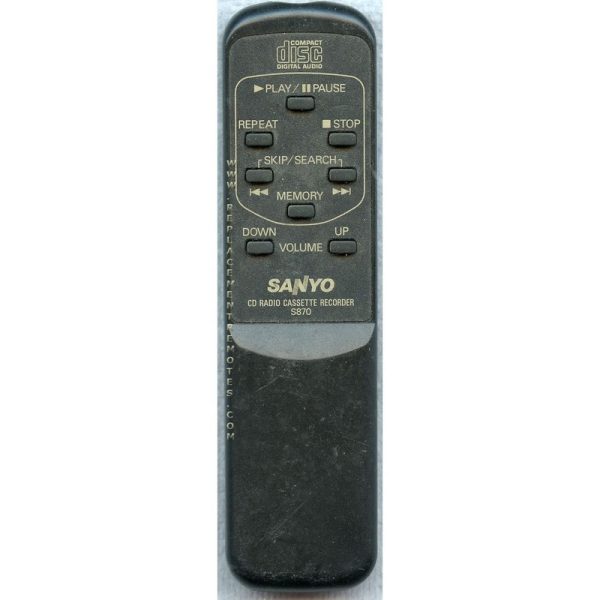 Sanyo S870 CD Remote Control