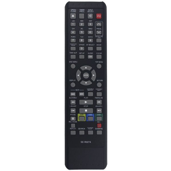 SE-R0274 Remote Control Replacement for Toshiba DVD Recorder