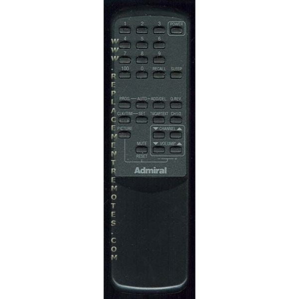 Sharp 250218 Admiral VCR Remote Control