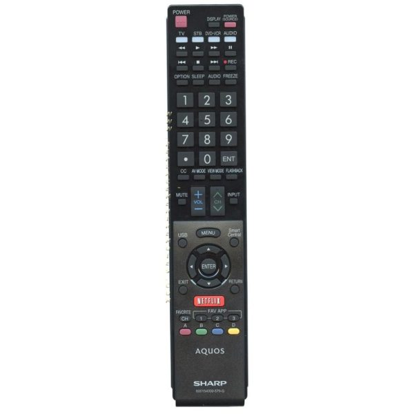 Sharp 600154000579G TV Remote Control