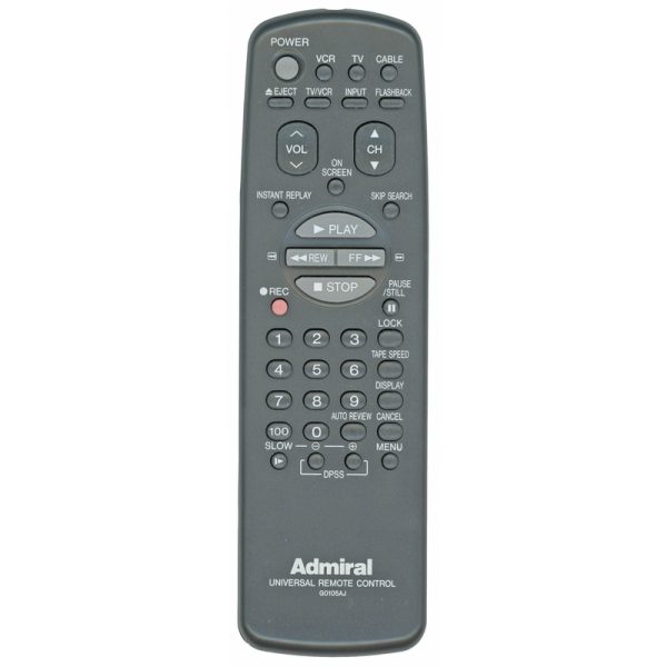 Sharp G0105AJ Admiral VCR Remote Control