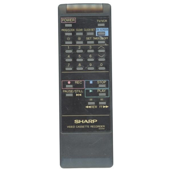 Sharp G0334GE VCR Remote Control