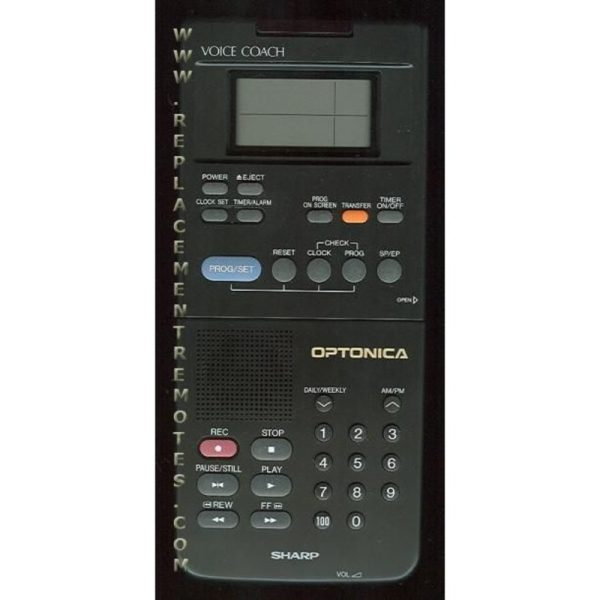 Sharp G0543GE VCR Remote Control