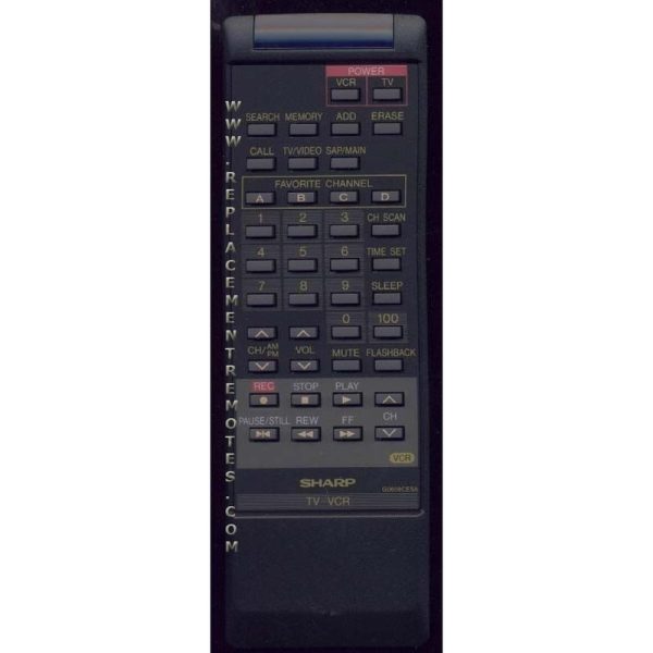 Sharp G0608CESA TV/VCR Remote Control