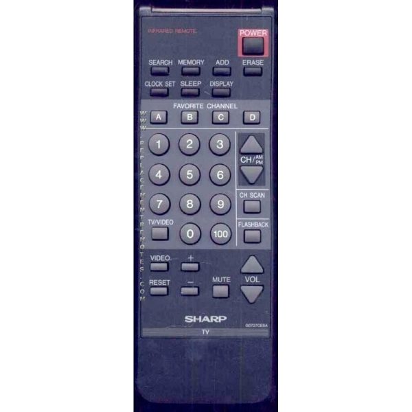 Sharp G0727CESA TV Remote Control