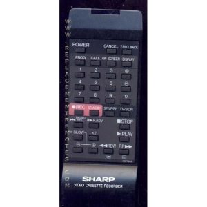 Sharp G0773GE VCR Remote Control