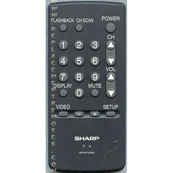 Sharp G0797CESA TV Remote Control