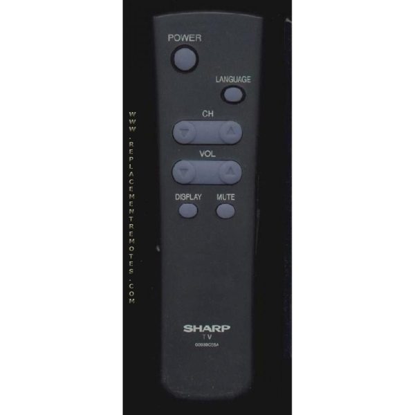 Sharp G0939CESA TV Remote Control
