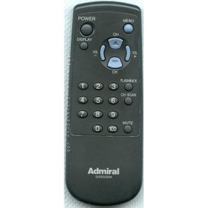Sharp G1093CESA Admiral TV Remote Control