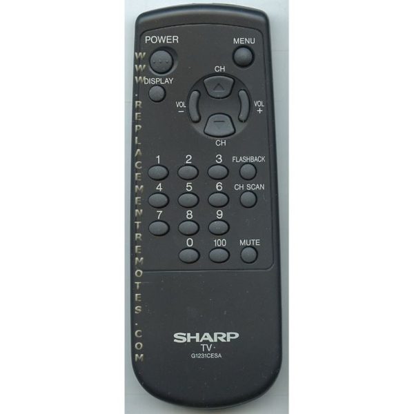 Sharp G1231CESA TV Remote Control