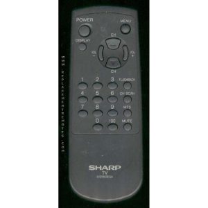 Sharp G1256CESA TV Remote Control