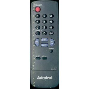 Sharp G1347SA Admiral TV Remote Control