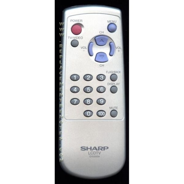 Sharp G1559SA TV Remote Control