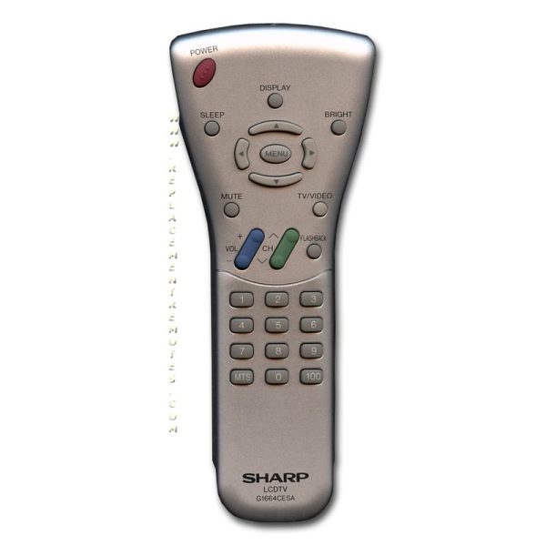 Sharp G1664CESA TV Remote Control