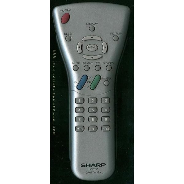 Sharp GA077WJSA TV Remote Control