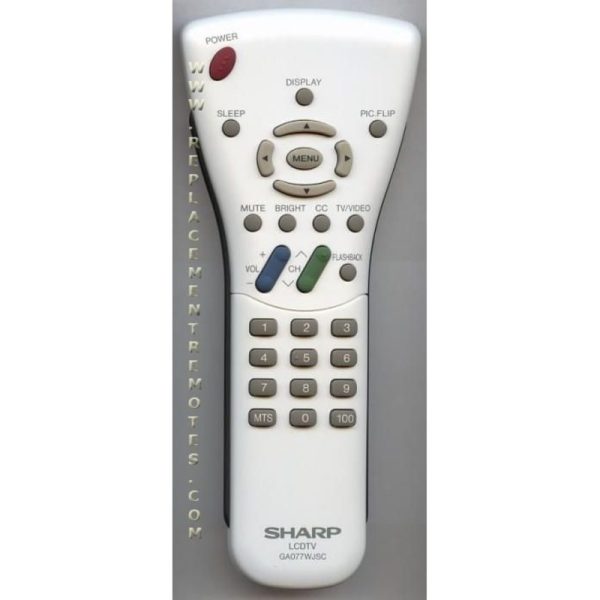 Sharp GA077WJSC TV Remote Control