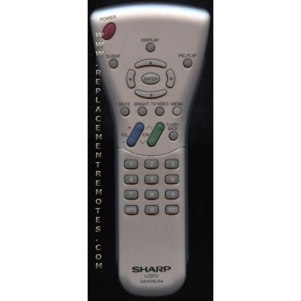 Sharp GA152WJSA TV Remote Control