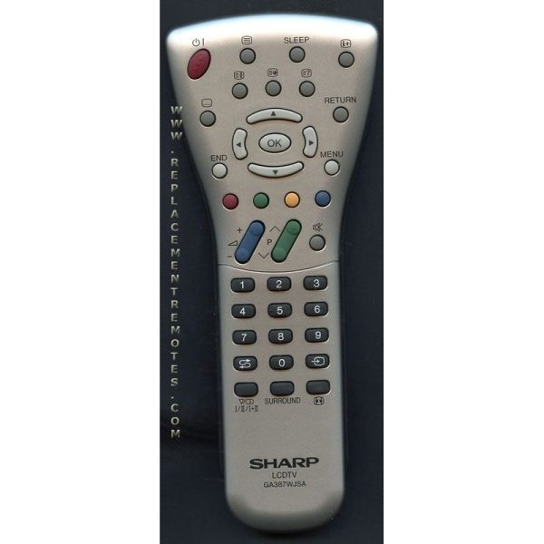 Sharp GA387WJSA TV Remote Control