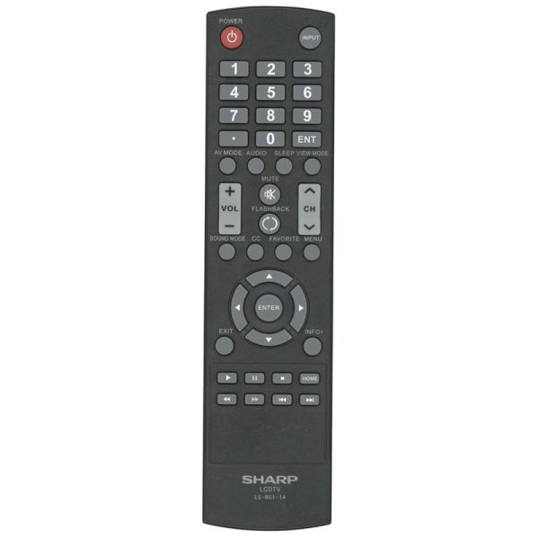 Sharp LCRC114 TV Remote Control