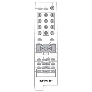 Sharp Rc2444206/0 TV Remote Control