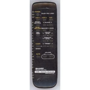 Sharp RRMCG0001SJSA Home Theater Remote Control