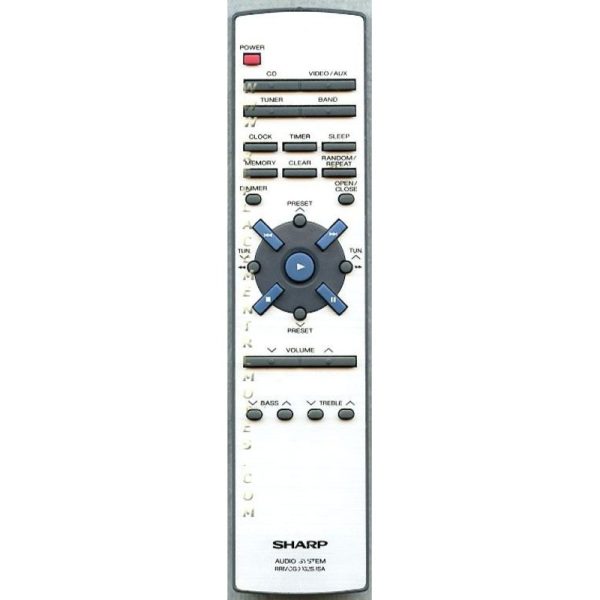 Sharp RRMCG0032SJSA Audio Remote Control