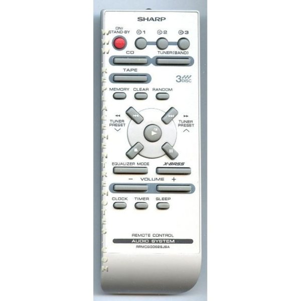Sharp RRMCG0062SJSA Audio Remote Control