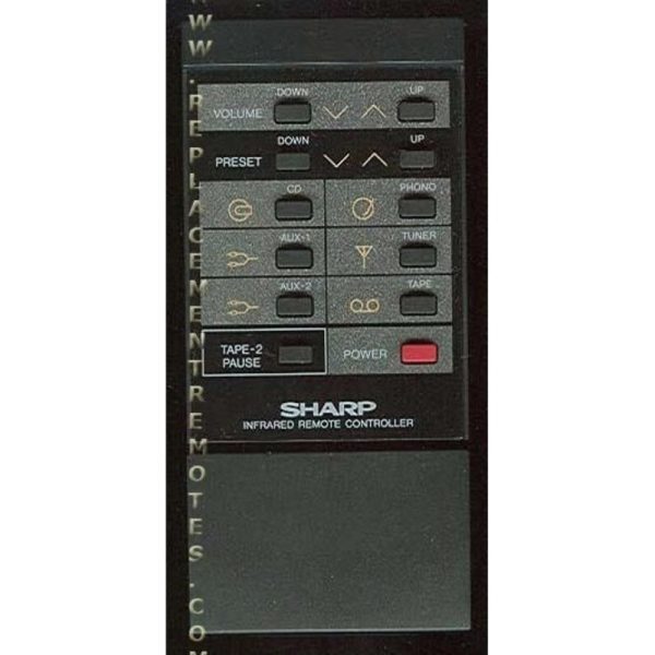 Sharp RRMCG0072AFSA Audio Remote Control