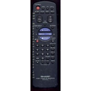 Sharp RRMCG0101AJSA VCR Remote Control
