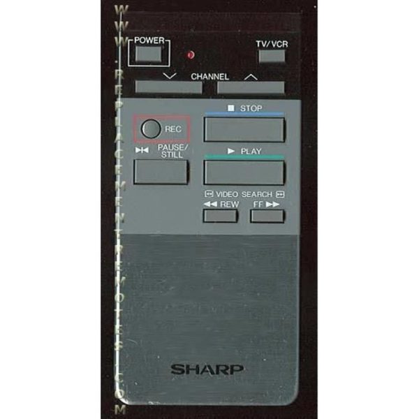 Sharp RRMCG0120GESA VCR Remote Control
