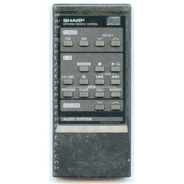 Sharp RRMCG0184AFSA Audio Remote Control