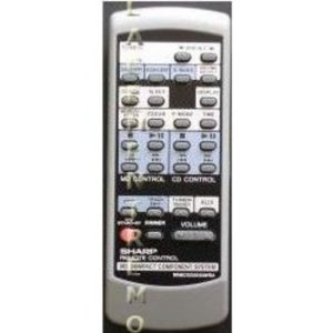 Sharp RRMCG0208AWSA Audio Remote Control
