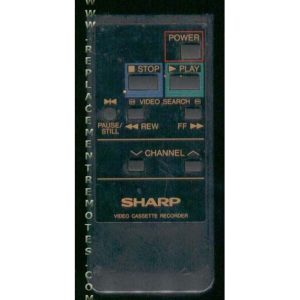 Sharp RRMCG0275GESA VCR Remote Control