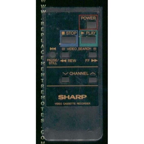 Sharp RRMCG0275GESA VCR Remote Control